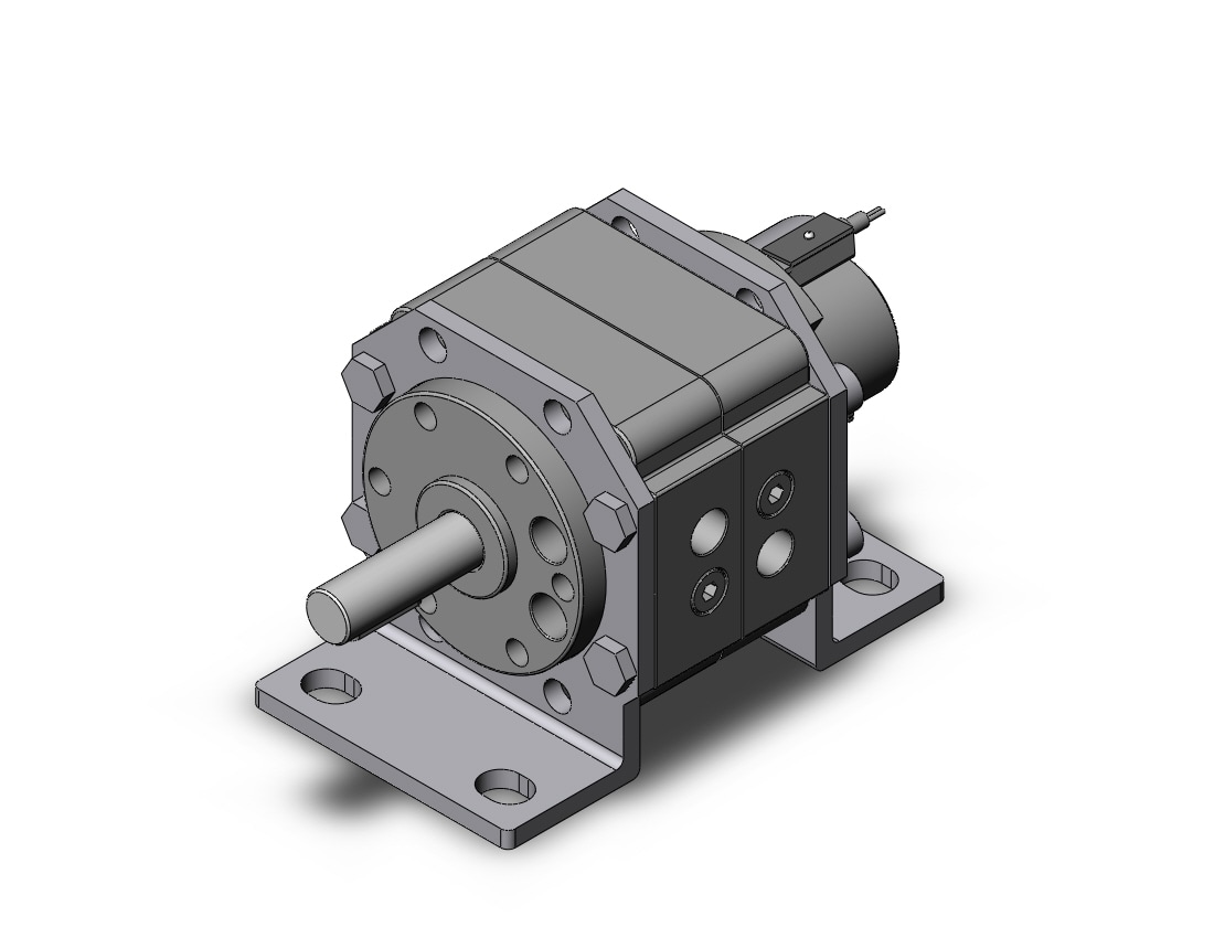 SMC CDRB1LW50-100D-R73L actuator, rotary, mini/vane, ROTARY ACTUATOR