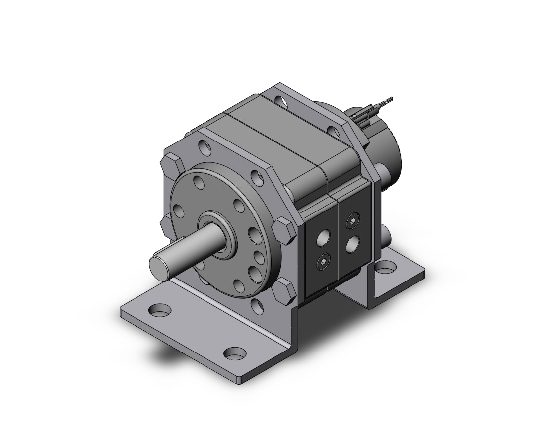 SMC CDRB1LW63-180S-M9N actuator, rotary, mini/vane, CRB1BW ROTARY ACTUATOR