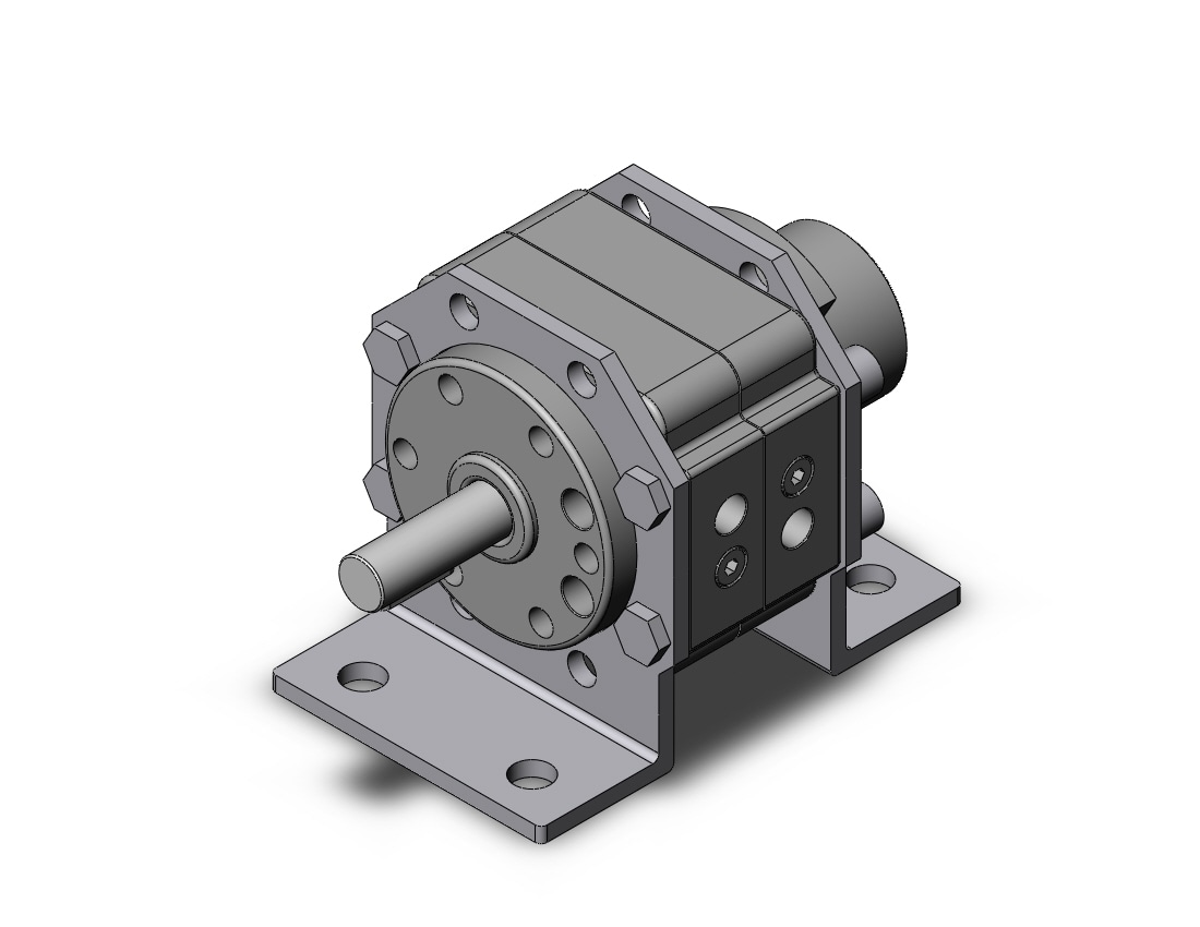 SMC CDRB1LW63-90D-XN actuator, rotary, mini/vane, CRB1BW ROTARY ACTUATOR