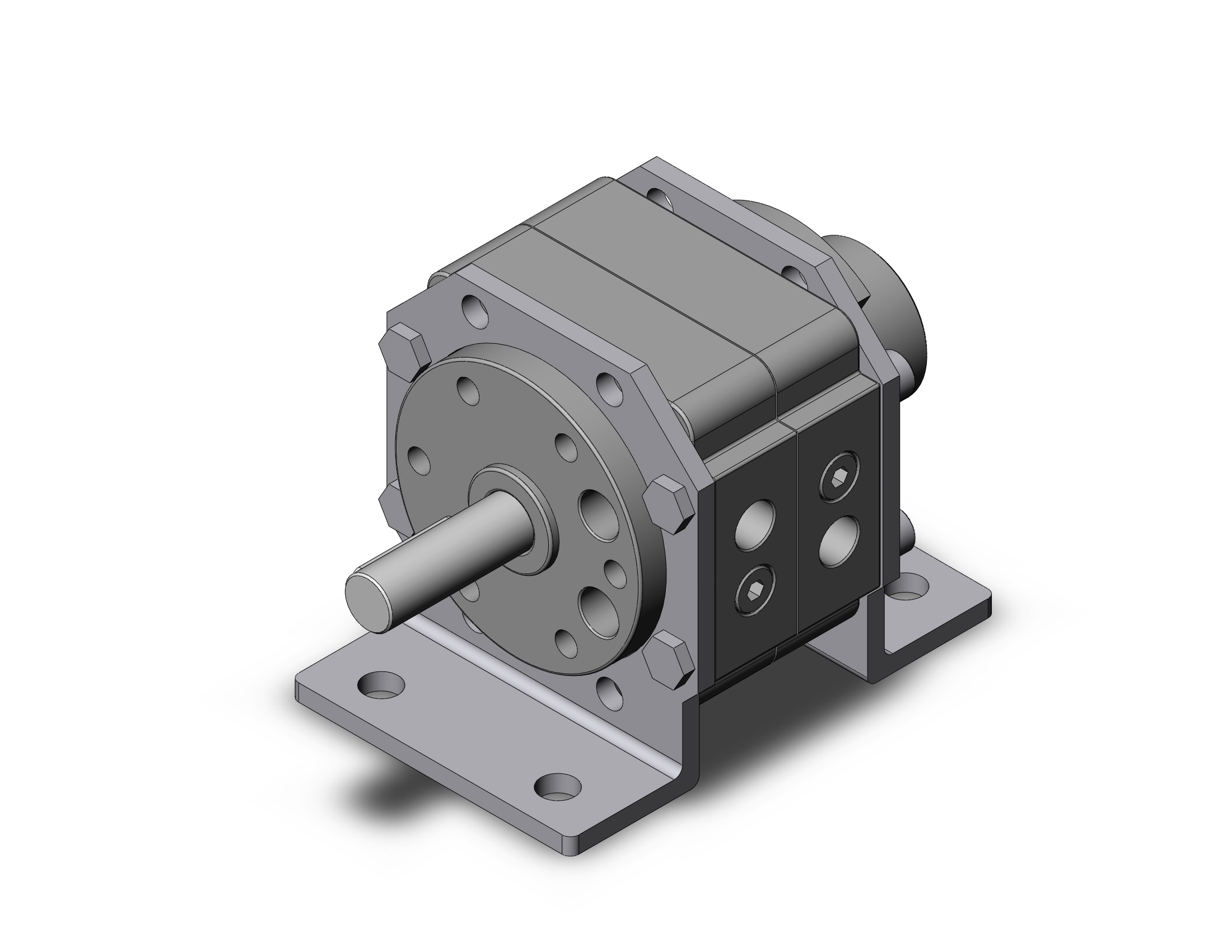 SMC CDRB1LW80-270S-XN actuator, rotary, mini/vane, CRB1BW ROTARY ACTUATOR