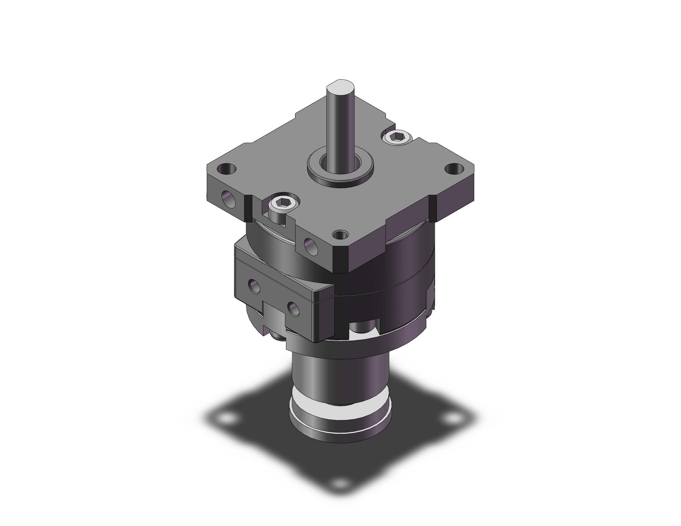 SMC CDRBU2W15-100DZ actuator, free mount rotary, CRBU2 ROTARY ACTUATOR