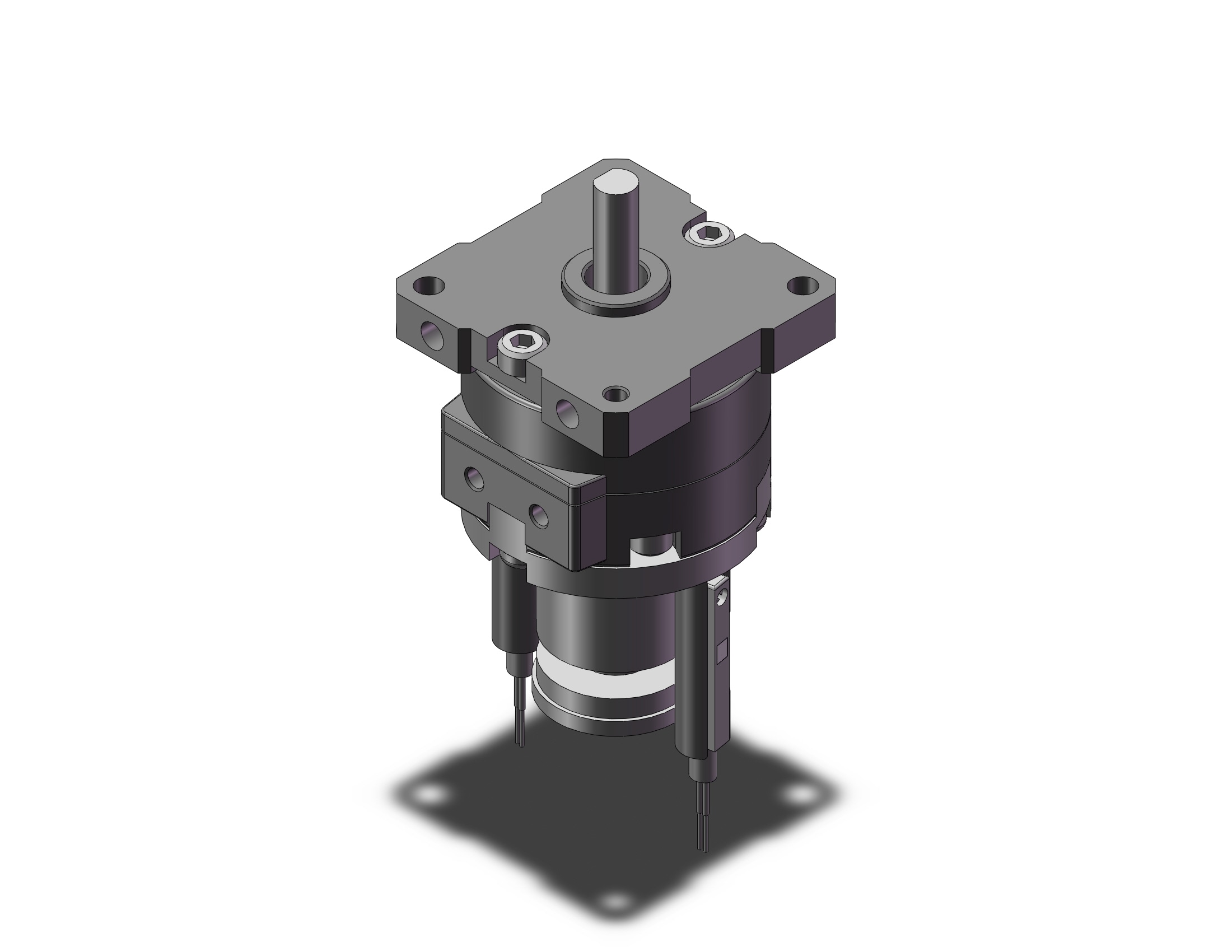 SMC CDRBU2W15-90DZ-M actuator, free mount, rotary, ROTARY ACTUATOR