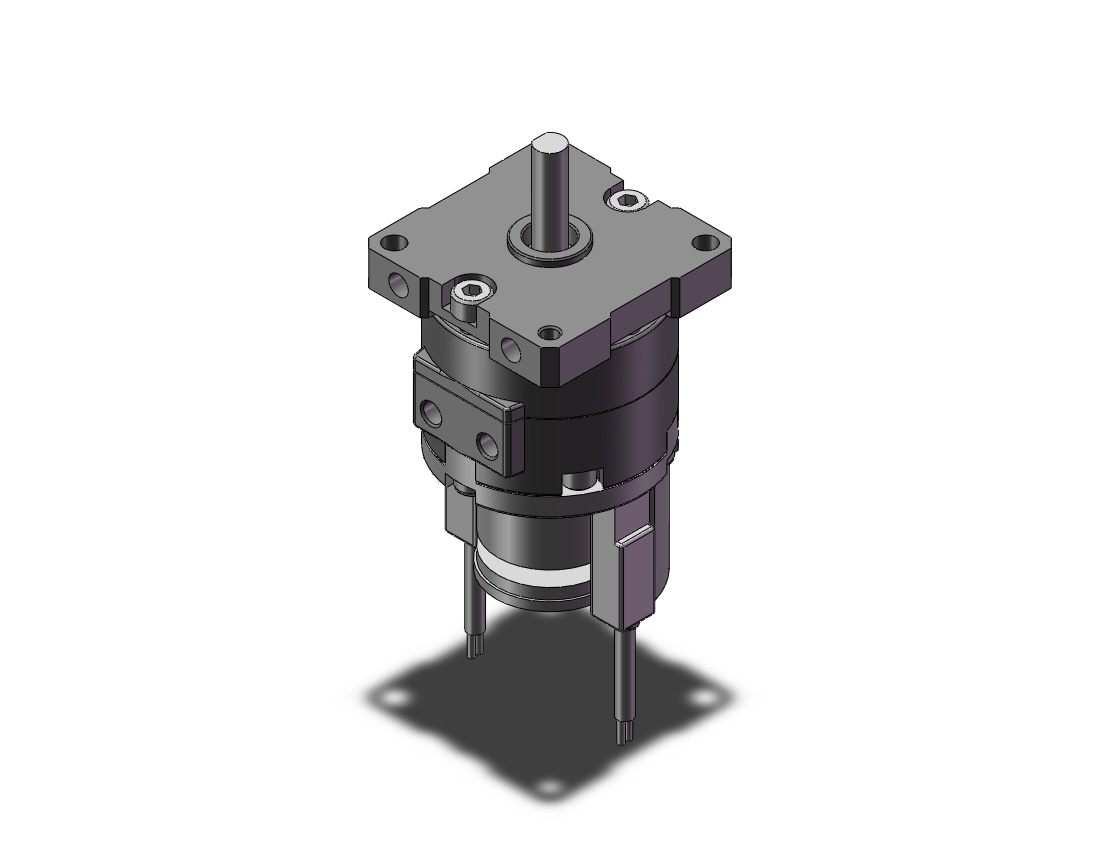 SMC CDRBU2W20-100DZ-T79L actuator, free mount rotary, CRBU2 ROTARY ACTUATOR