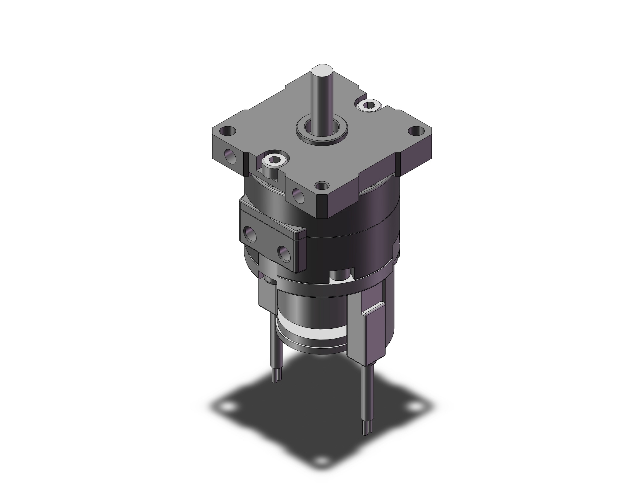 SMC CDRBU2W20-90SZ-T79L actuator, free mount rotary, CRBU2 ROTARY ACTUATOR