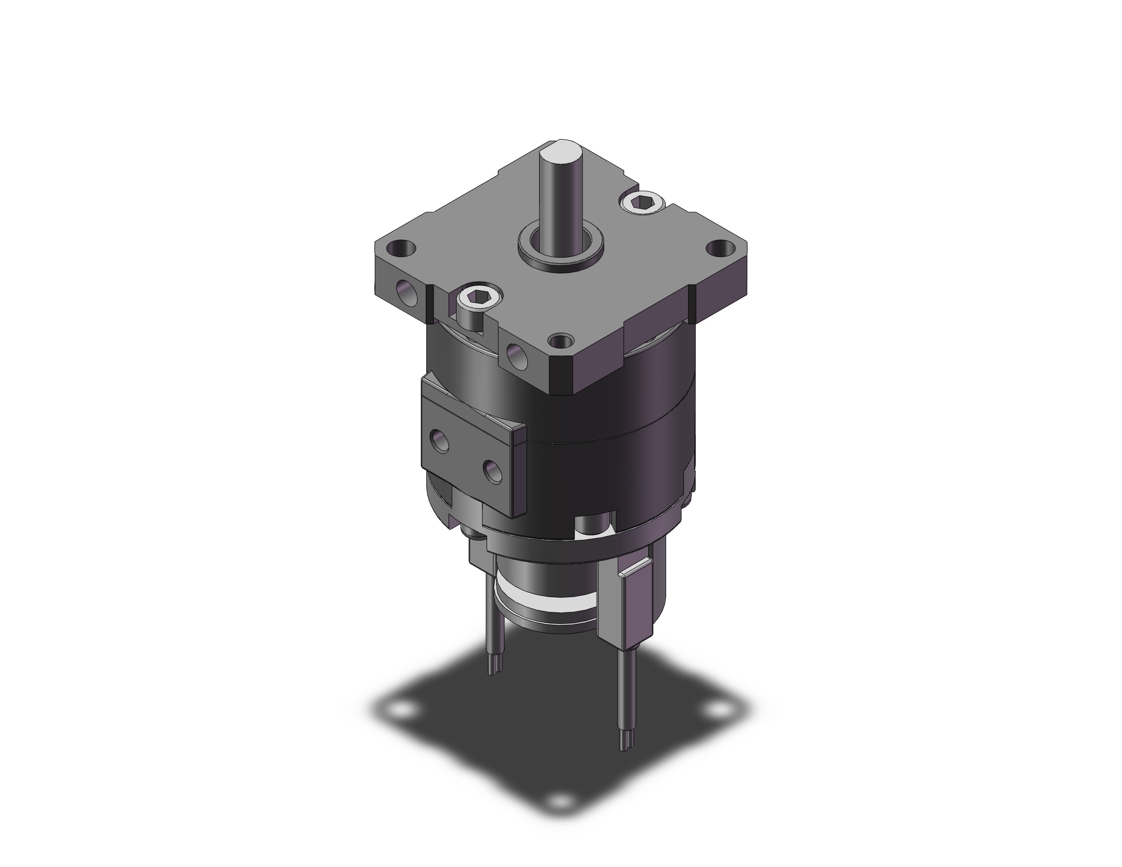 SMC CDRBU2W30-90DZ-R73 actuator, free mount rotary, CRBU2 ROTARY ACTUATOR