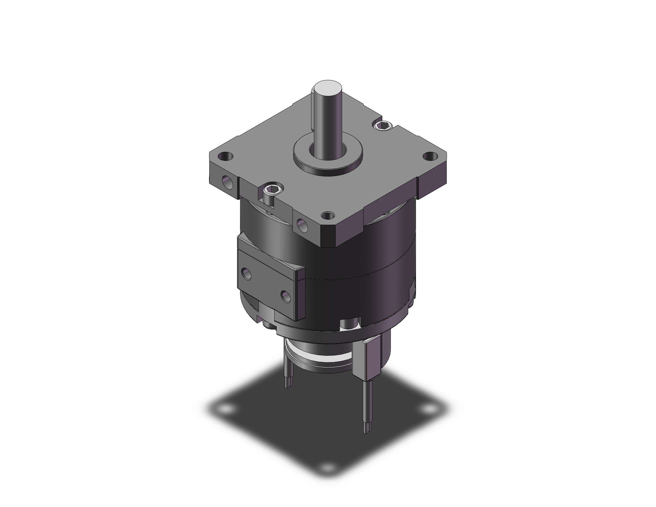 SMC CDRBU2W40-180SZ-T79CL actuator, free mount rotary, CRBU2 ROTARY ACTUATOR