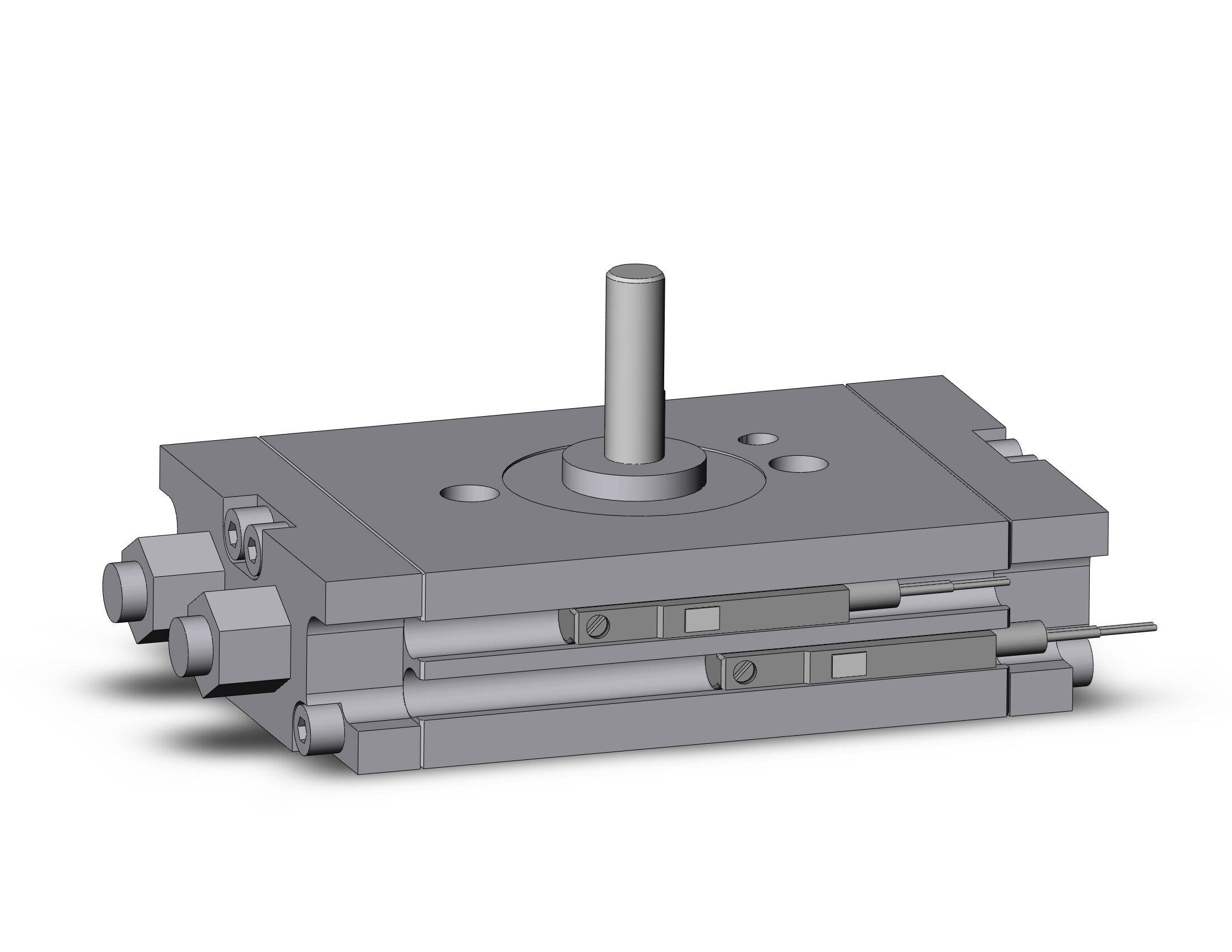 SMC CDRQ2BS10-180-M9BA cyl, compact rotary actuator, CRQ2 ROTARY ACTUATOR