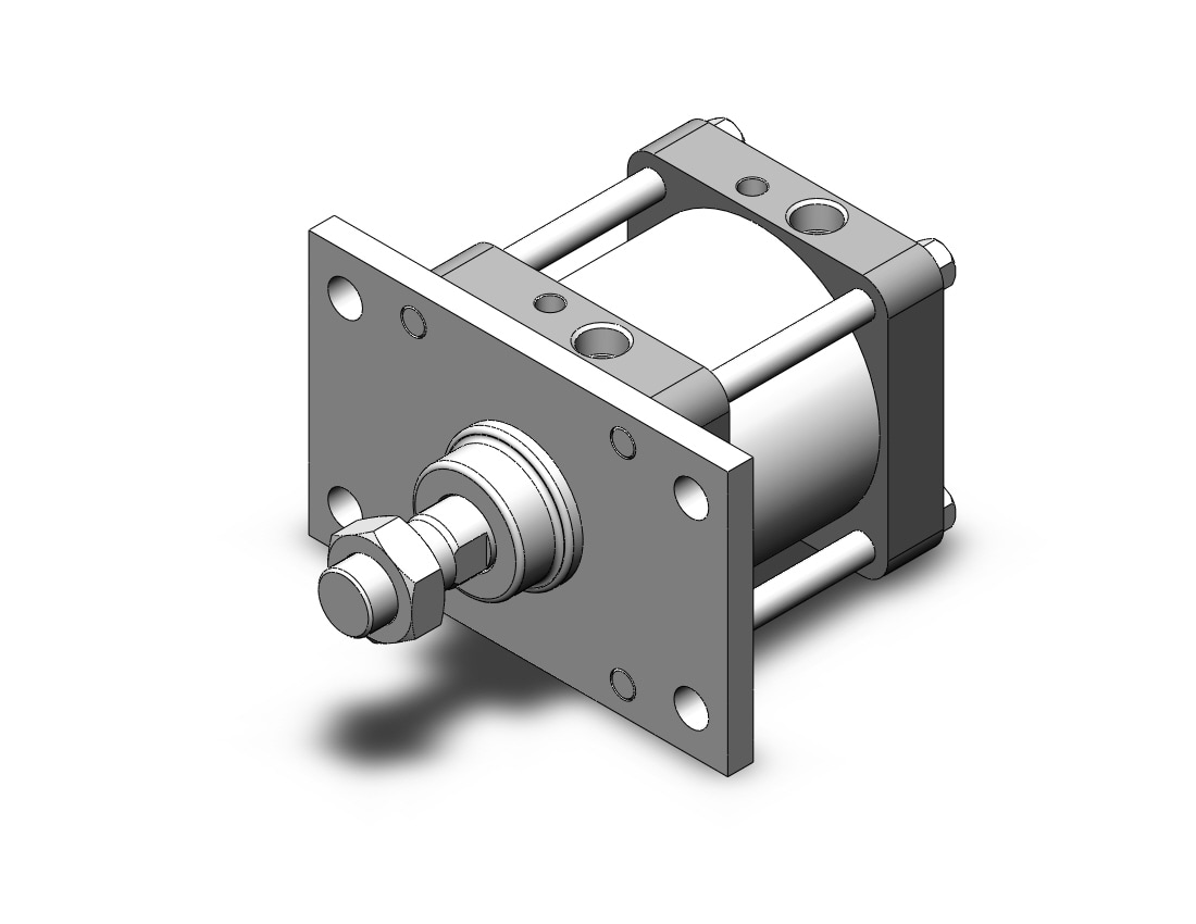 SMC CDS2F125TN-50 cs2 base cylinder, CS1/CS2 TIE ROD CYLINDER