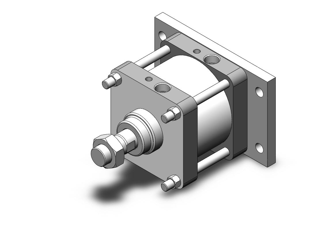 SMC CDS2G160-50 160mm cs1/cs2 dbl-act auto-sw, CS1/CS2 TIE ROD CYLINDER