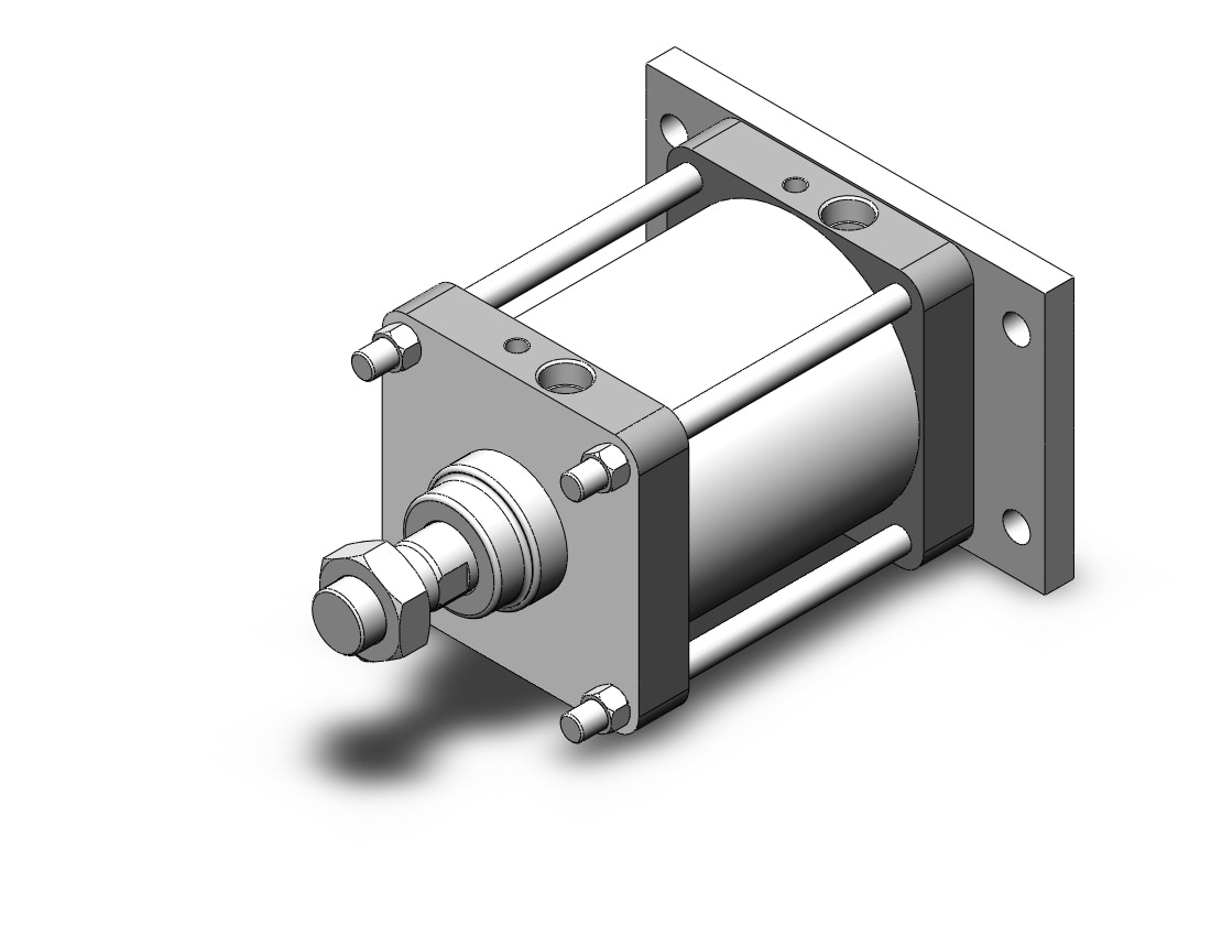 SMC CDS2G160TN-125 cs2 base cylinder, CS1/CS2 TIE ROD CYLINDER