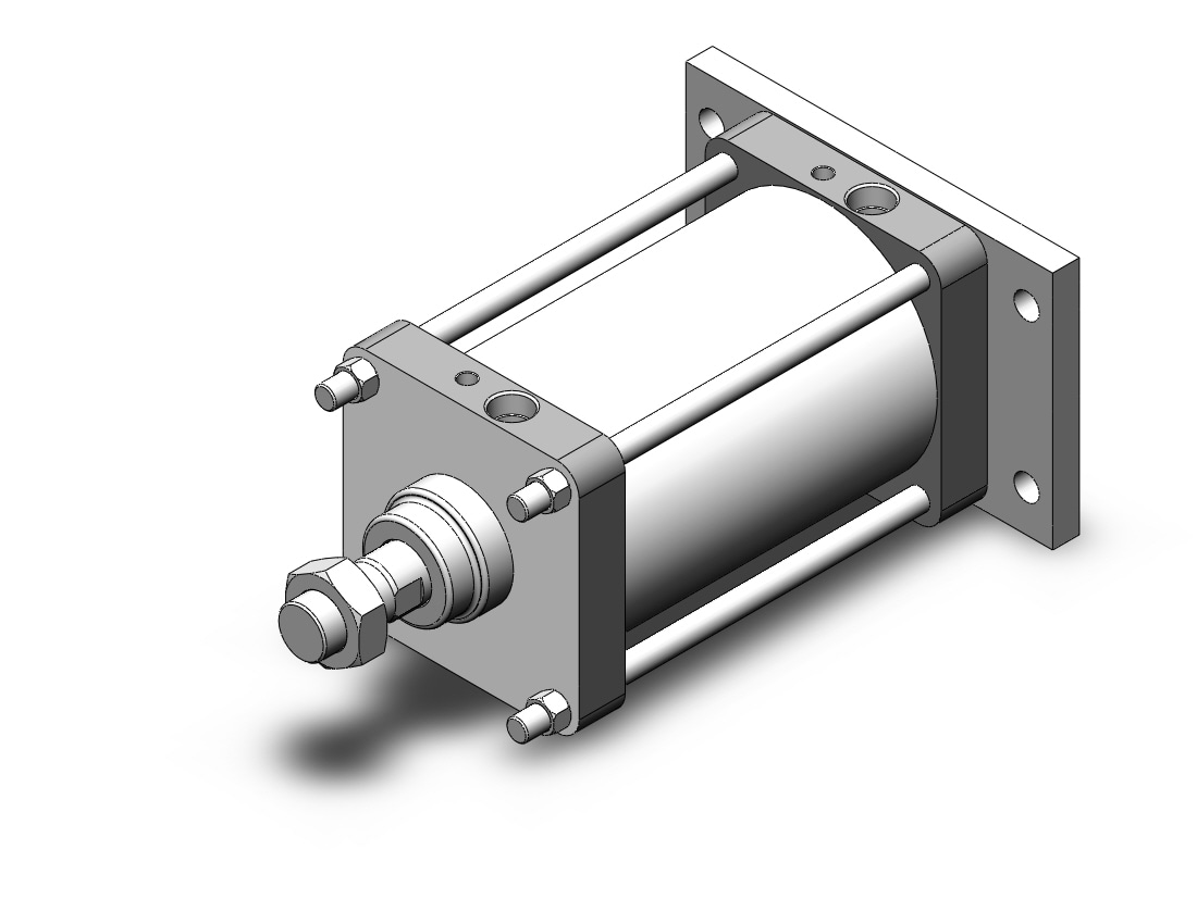 SMC CDS2G160TN-200 cs2 base cylinder, CS1/CS2 TIE ROD CYLINDER