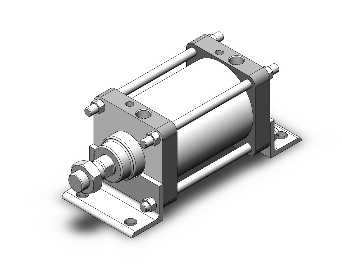 SMC CDS2L125-125 cs2 base cylinder, CS1/CS2 TIE ROD CYLINDER