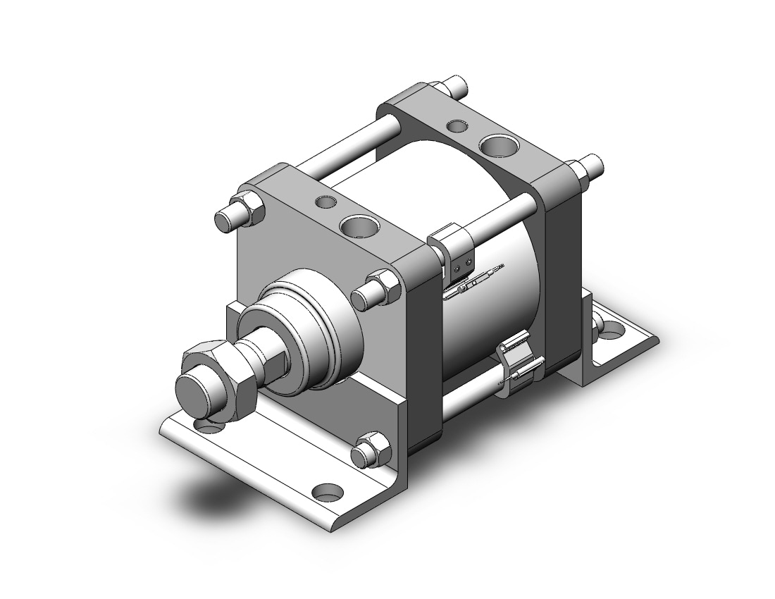 SMC CDS2L125-50-A90L cs2 cylinder, CS1/CS2 TIE ROD CYLINDER