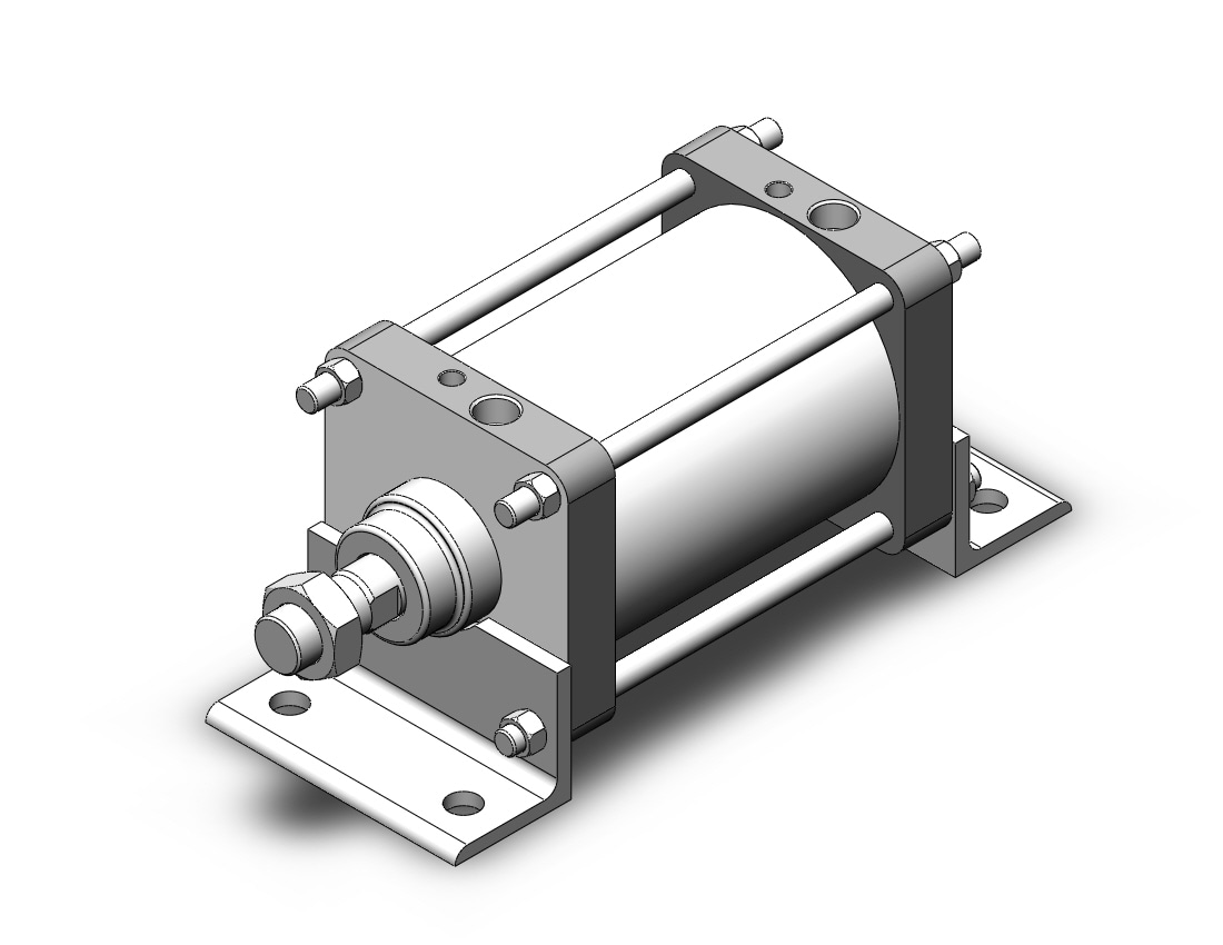 SMC CDS2L140-150 cs2 base cylinder, CS1/CS2 TIE ROD CYLINDER