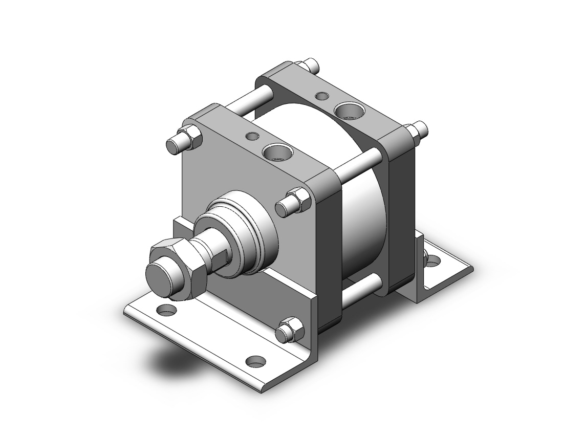 SMC CDS2L160-25 cs2 base cylinder, CS1/CS2 TIE ROD CYLINDER