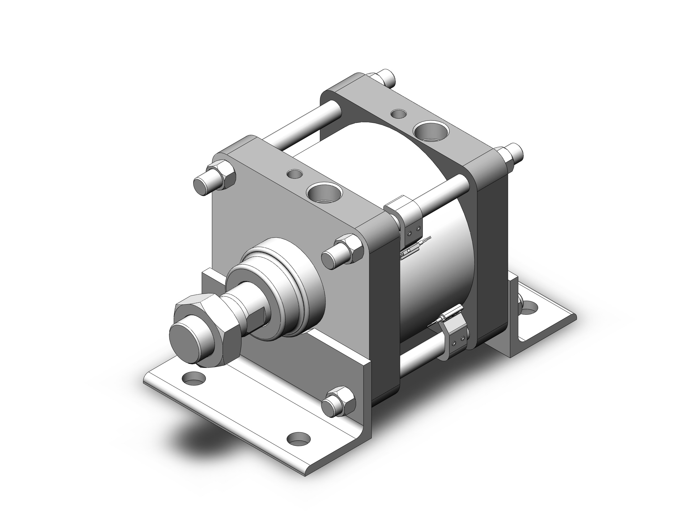 SMC CDS2L160-50-A90L cs2 cylinder, CS1/CS2 TIE ROD CYLINDER