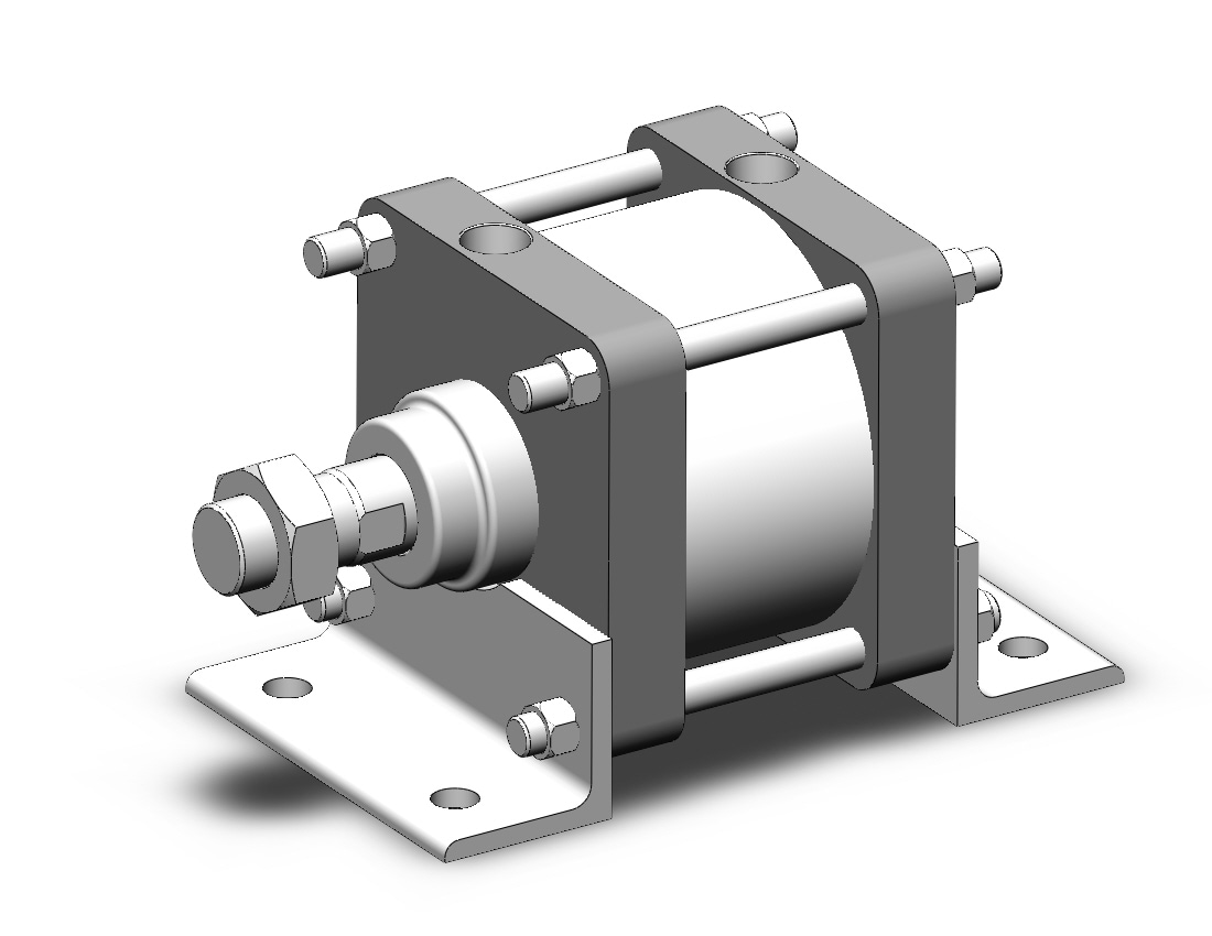 SMC CDS2L160-50-XC3CD cs2 base cylinder, CS1/CS2 TIE ROD CYLINDER