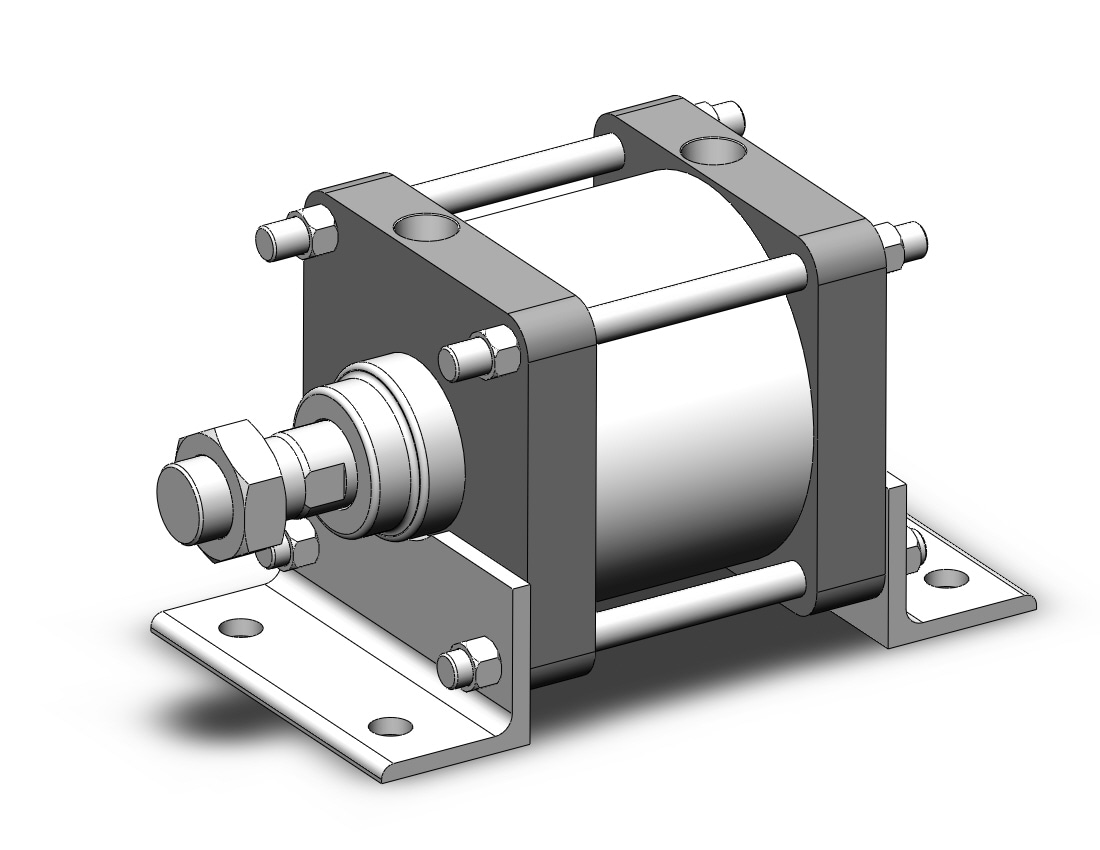 SMC CDS2L160-75-XC3CA cs2 base cylinder, CS1/CS2 TIE ROD CYLINDER