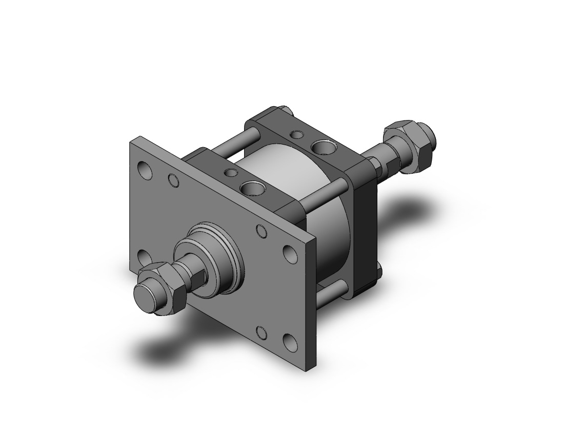 SMC CDS2WF125-25 cs2 base cylinder, CS1/CS2 TIE ROD CYLINDER