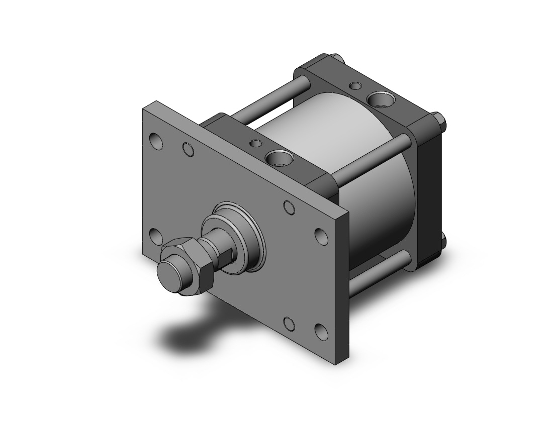 SMC CDS2YF160-75 cyl, air, smooth, sw capable, CS2Y SMOOTH CYLINDER