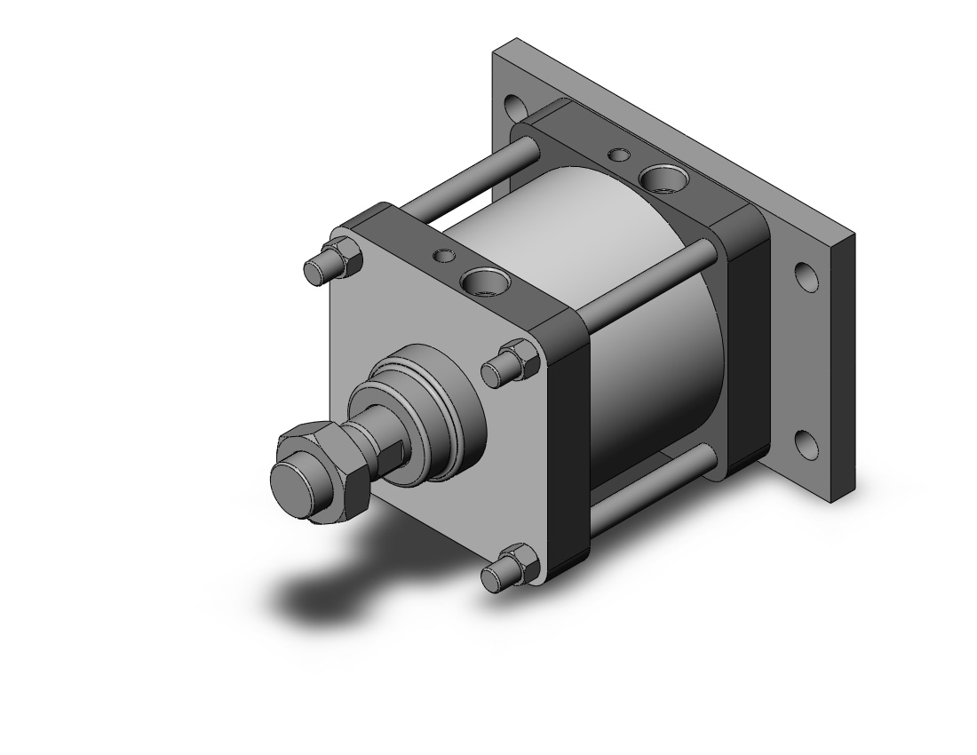 SMC CDS2YG160-75 cs2 base cylinder, CS2Y SMOOTH CYLINDER