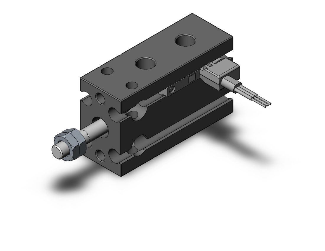 SMC CDU10-5D-M9PWVLS cylinder, CU COMPACT CYLINDER