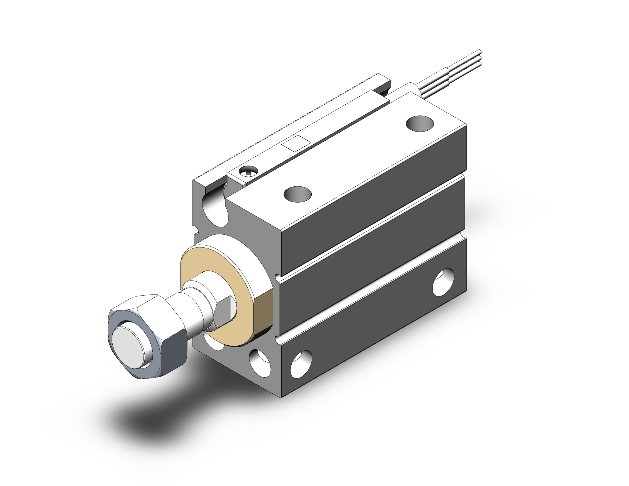 SMC CDUJB10-10DM-M9NWS cylinder, CUJ COMPACT MINI FREE-MOUNT