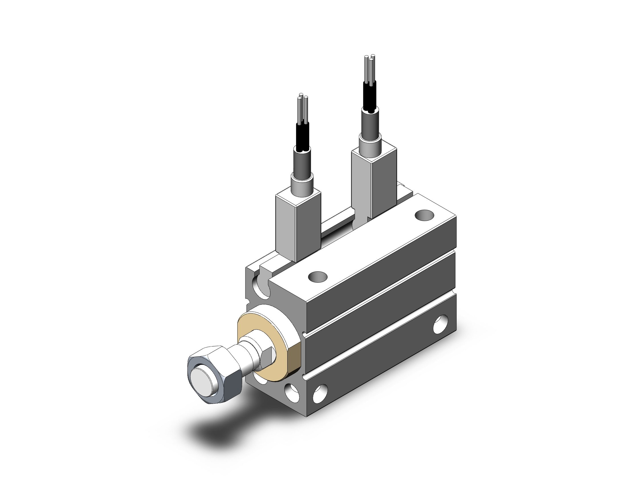 SMC CDUJB10-15DM-F8BL 10mm  cuj  double acting a-sw, CUJ COMPACT MINI FREE-MOUNT