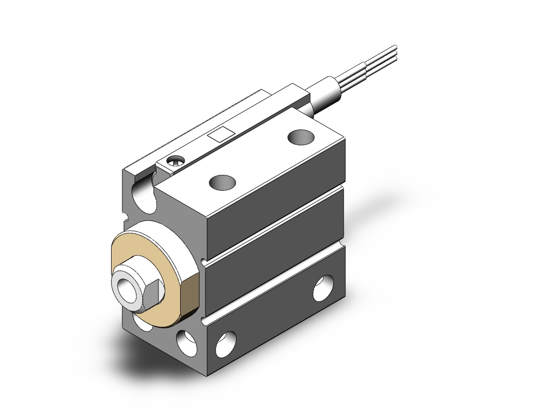 SMC CDUJB10-4D-M9PLS cyl, free mount, dbl acting, COMPACT CYLINDER