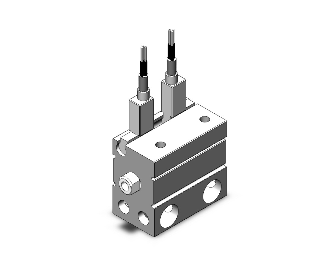 SMC CDUJB12-10D-F8BL cyl, free mt, dbl acting, a-sw, CUJ COMPACT MINI FREE-MOUNT