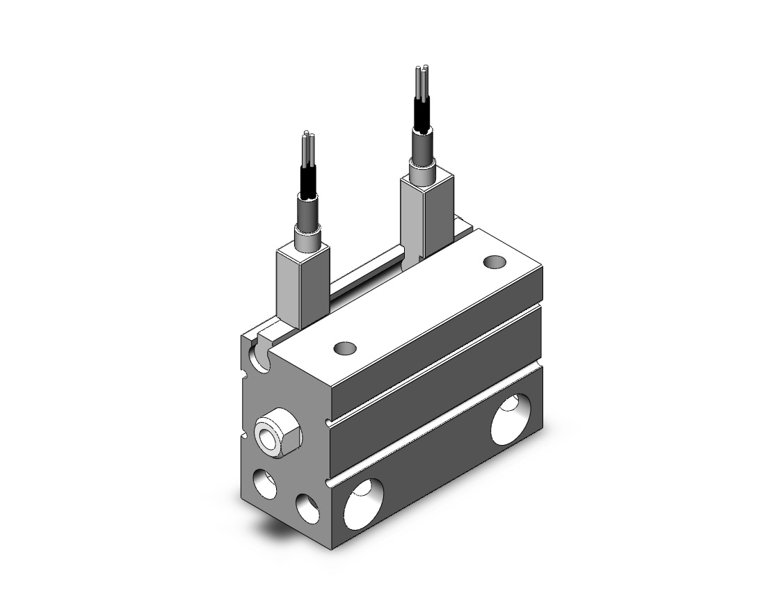 SMC CDUJB12-20D-F8PSDPC cyl, free mount, dbl acting, COMPACT CYLINDER