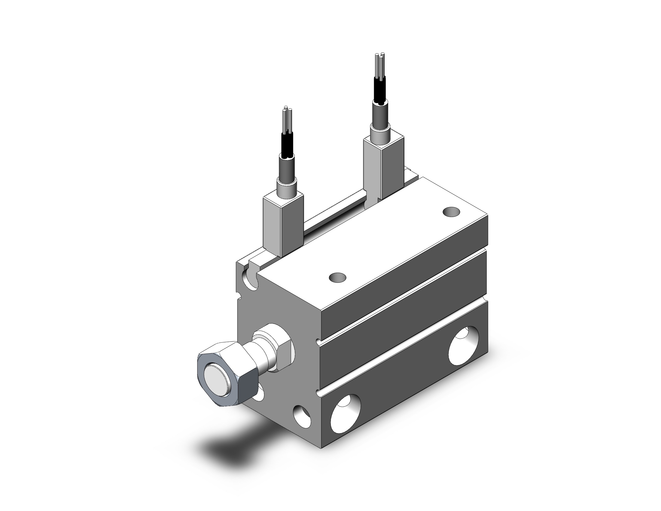 SMC CDUJB16-20DM-F8PL cylinder, CUJ COMPACT MINI FREE-MOUNT