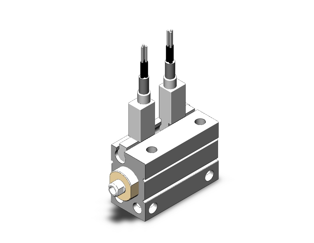 SMC CDUJB6-10D-F8NL cyl, free mt, dbl acting, a-sw, CUJ COMPACT MINI FREE-MOUNT