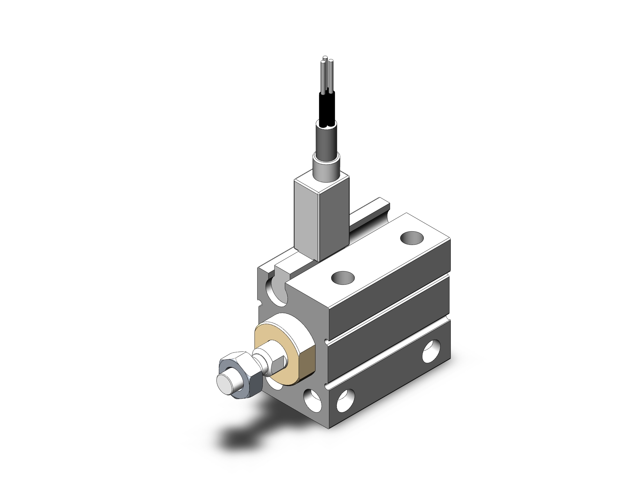 SMC CDUJB6-4DM-F8BLS 6mm cuj double acting a-sw, CUJ COMPACT MINI FREE-MOUNT