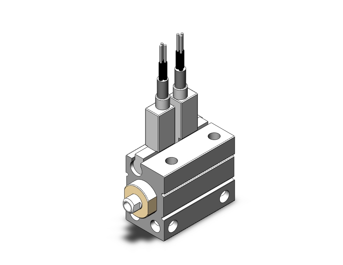 SMC CDUJB6-6D-F8P cyl, free mt, dbl acting, a-sw, CUJ COMPACT MINI FREE-MOUNT