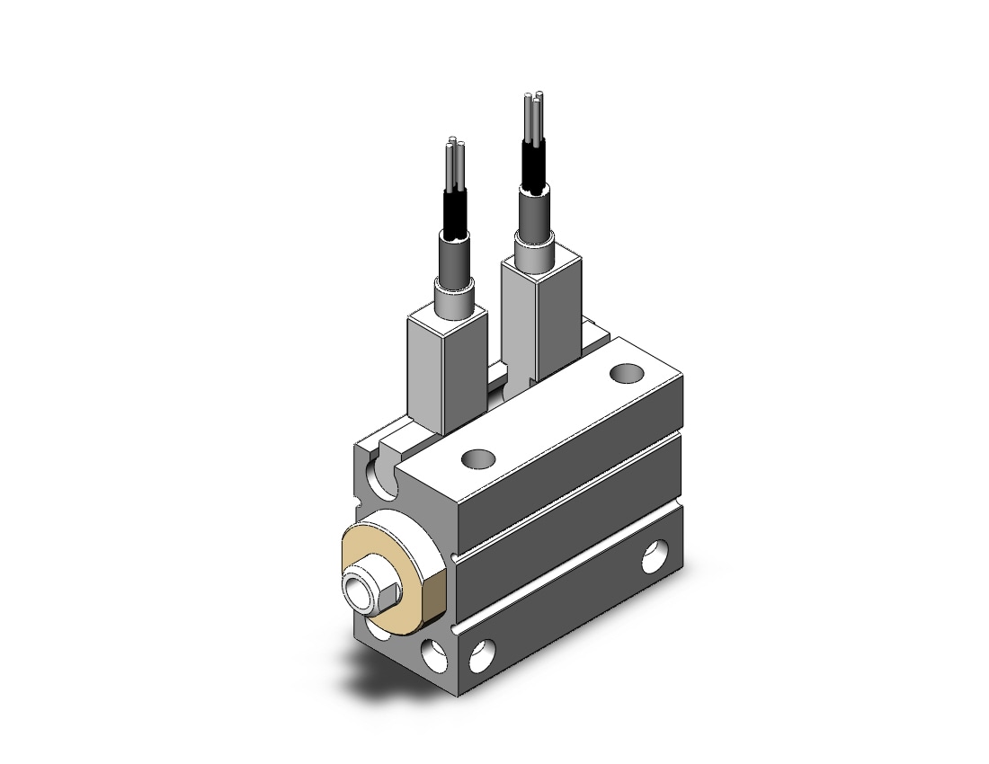 SMC CDUJB8-10D-F8B cyl, free mt, dbl acting, a-sw, CUJ COMPACT MINI FREE-MOUNT