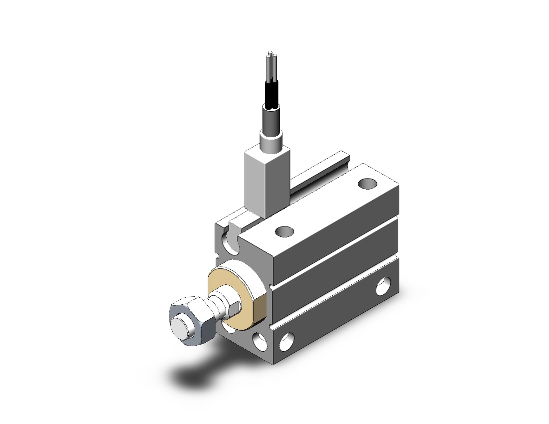 SMC CDUJB8-10DM-F8BS cylinder, CUJ COMPACT MINI FREE-MOUNT