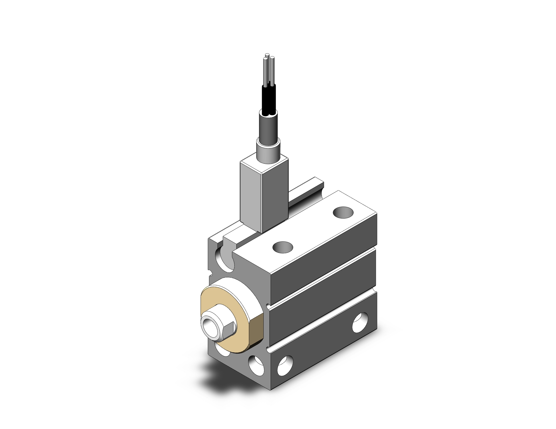 SMC CDUJB8-4D-F8NLS cyl, free mt, dbl acting, a-sw, CUJ COMPACT MINI FREE-MOUNT