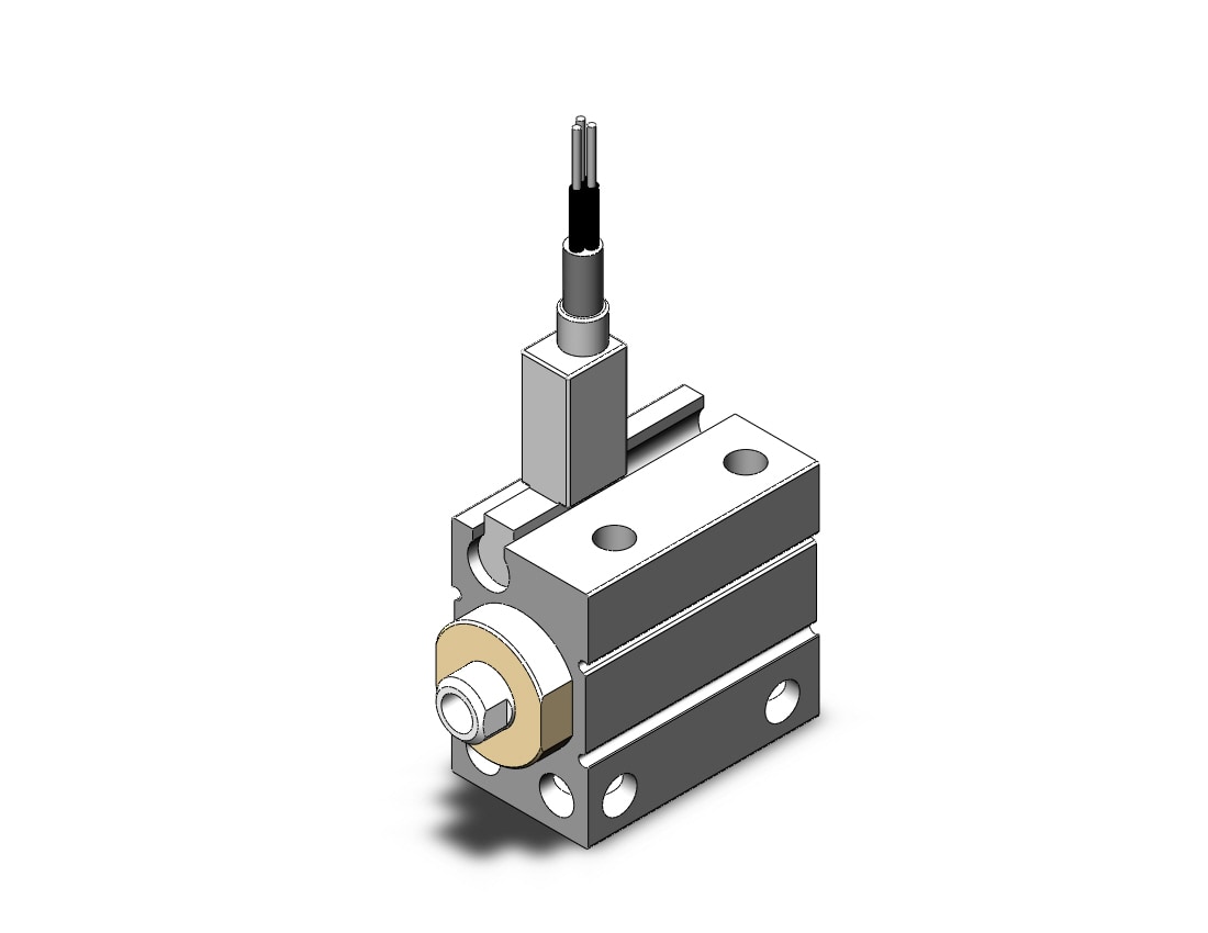 SMC CDUJB8-4D-F8PSAPCS cyl, free mt, dbl acting, a-sw, CUJ COMPACT MINI FREE-MOUNT