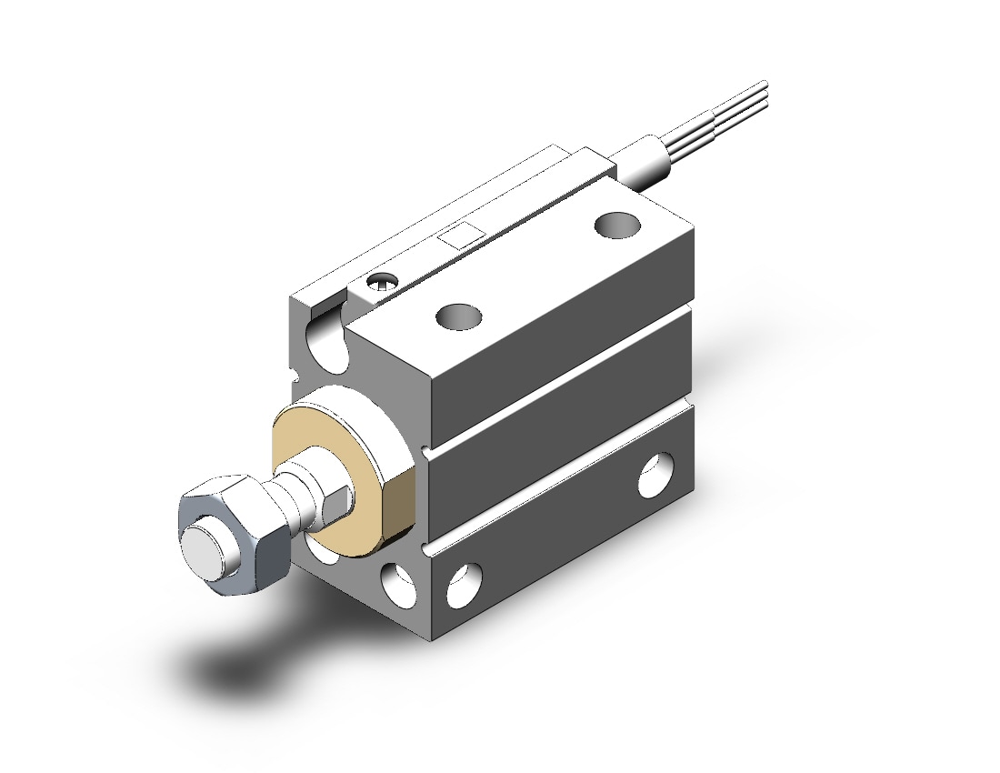 SMC CDUJB8-6DM-M9NWLS cylinder, CUJ COMPACT MINI FREE-MOUNT