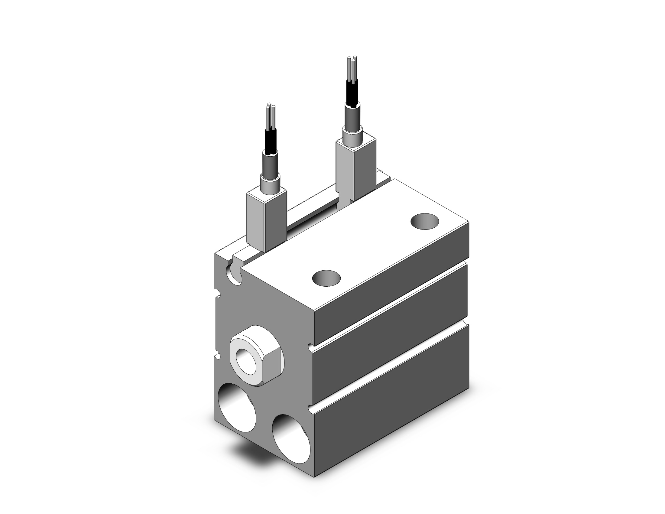 SMC CDUJS20-15D-F8BL cyl, free mt, dbl acting, a-sw, CUJ COMPACT MINI FREE-MOUNT