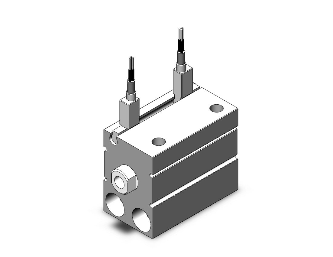 SMC CDUJS20-20D-F8PL cyl, free mt, dbl acting, a-sw, CUJ COMPACT MINI FREE-MOUNT