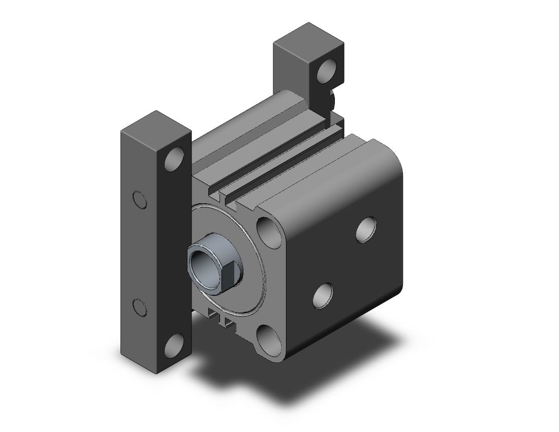 SMC CHDKDL40-10 compact high pressure hydraulic cylinder, HYDRAULIC CYLINDER, CH, CC, HC