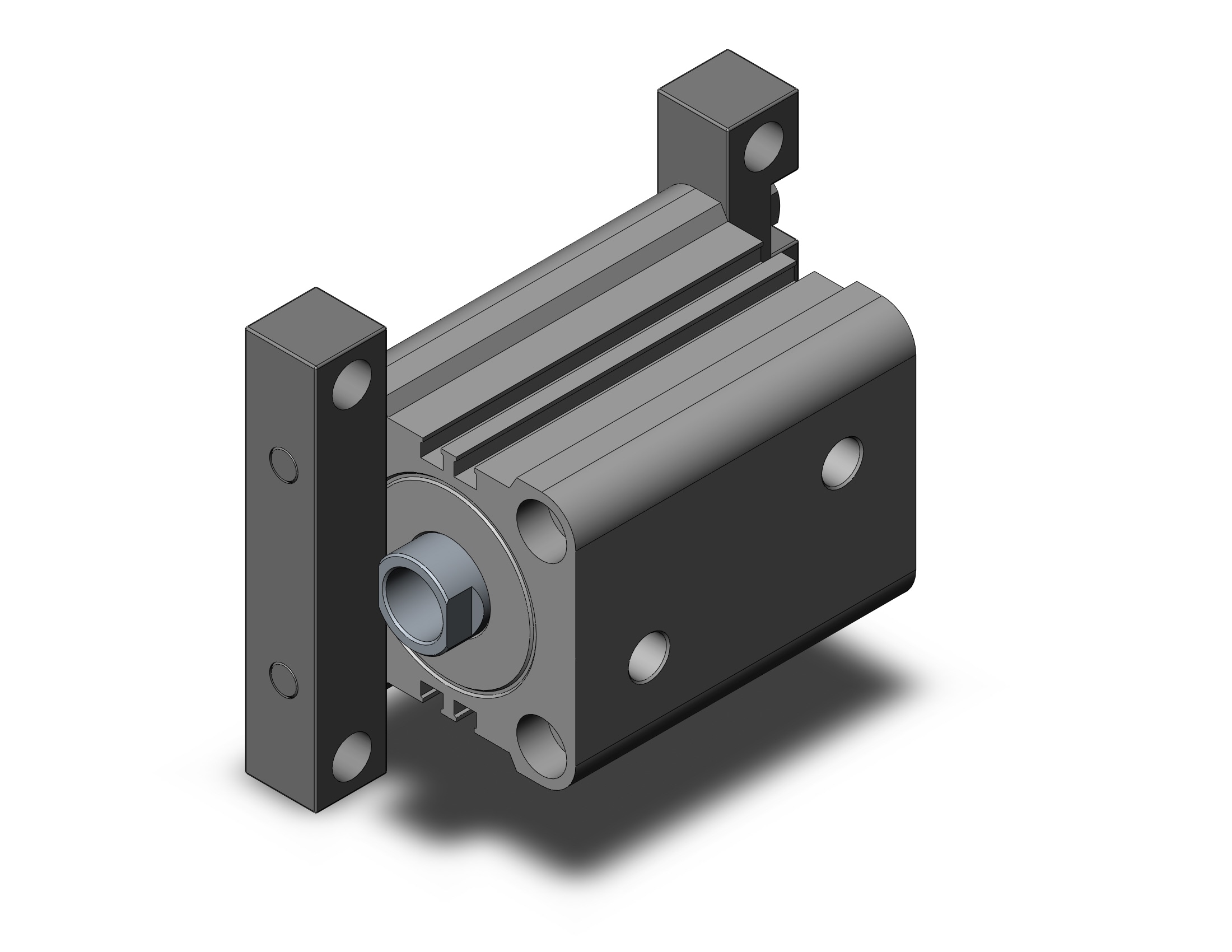 SMC CHDKDL40-40 compact high pressure hydraulic cylinder, HYDRAULIC CYLINDER, CH, CC, HC