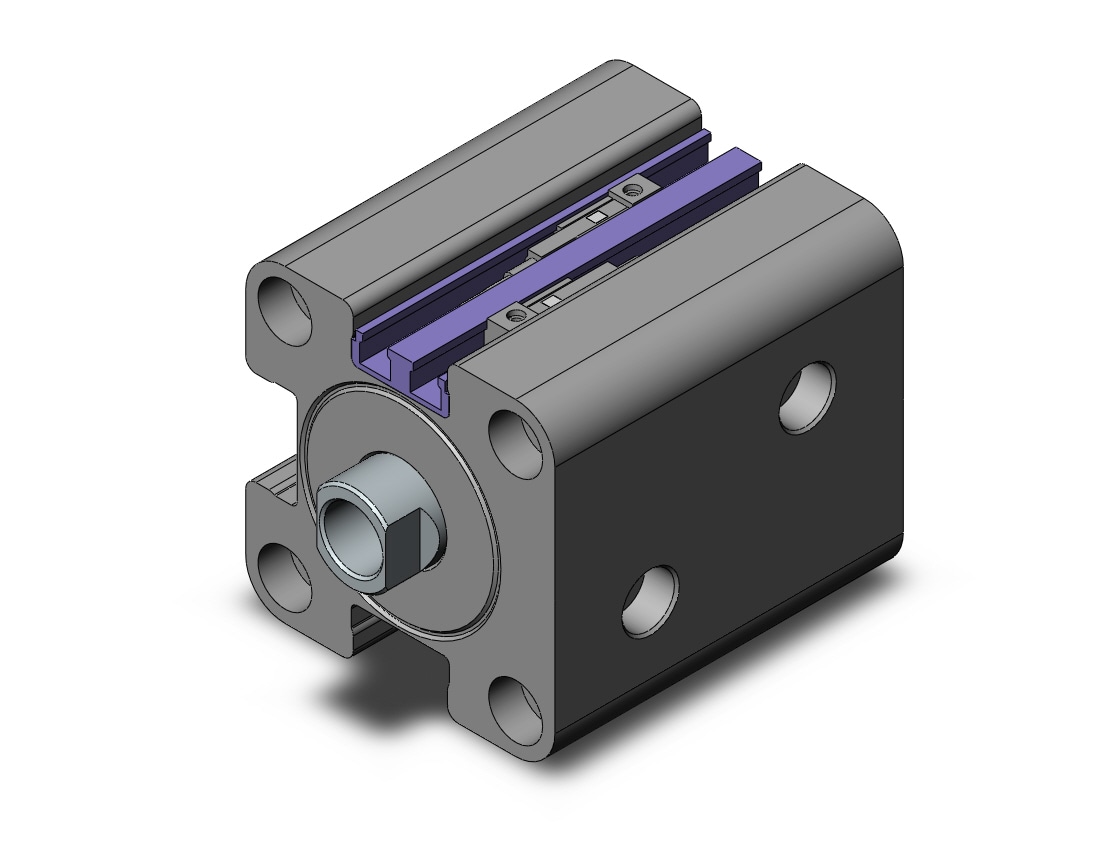 SMC CHDKGB32-15-M9PSAPC compact high pressure hydraulic cylinder, HYDRAULIC CYLINDER, CH, CC, HC