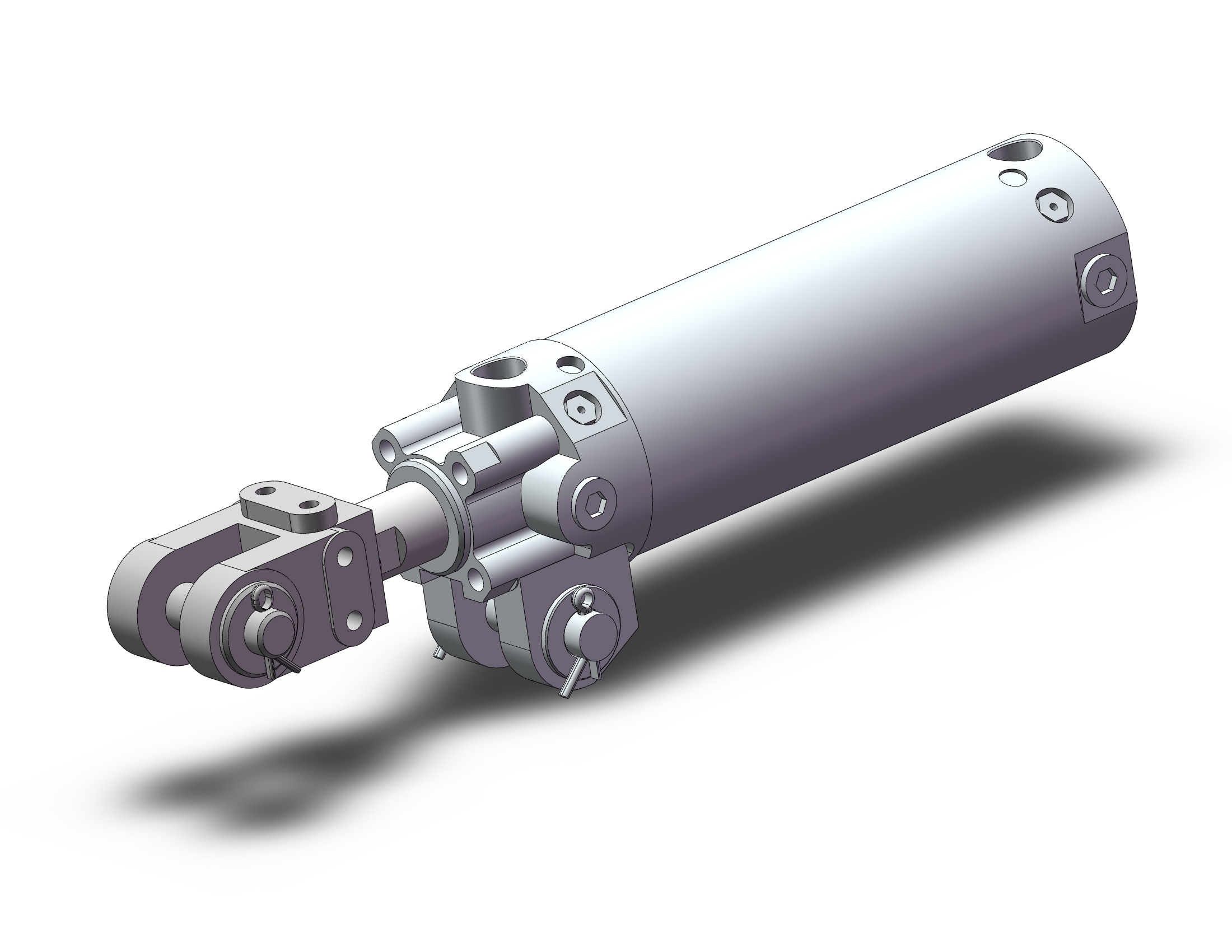 SMC CK1A50-100YAZ clamp cylinder, CK CLAMP CYLINDER