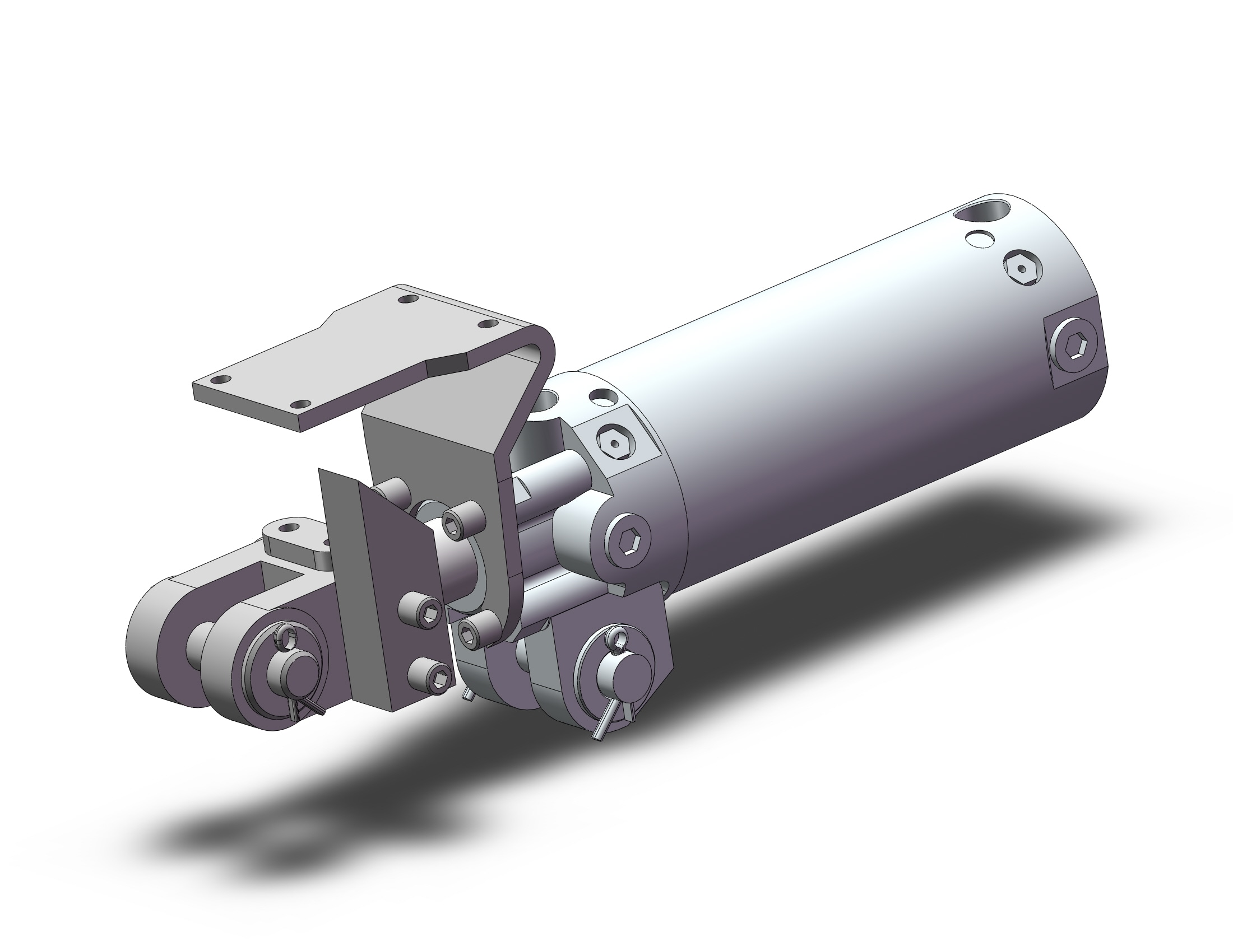 SMC CK1A50-75YABDZ clamp cylinder, CK CLAMP CYLINDER