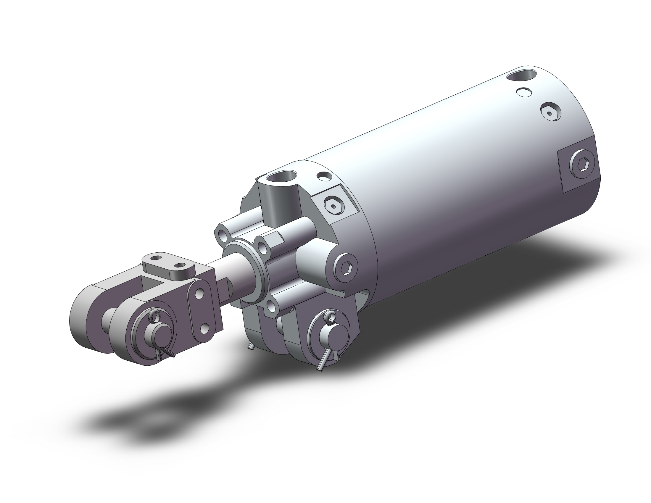 SMC CK1A63-75YAZ 63mm ck clamp cylinder, CK CLAMP CYLINDER