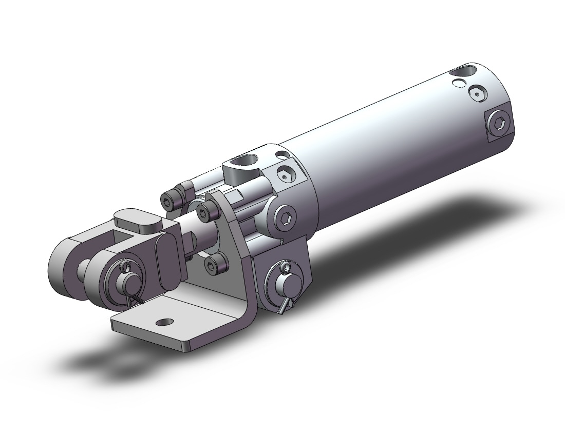 SMC CKG1A40-75YLZ clamp cylinder, CLAMP CYLINDER