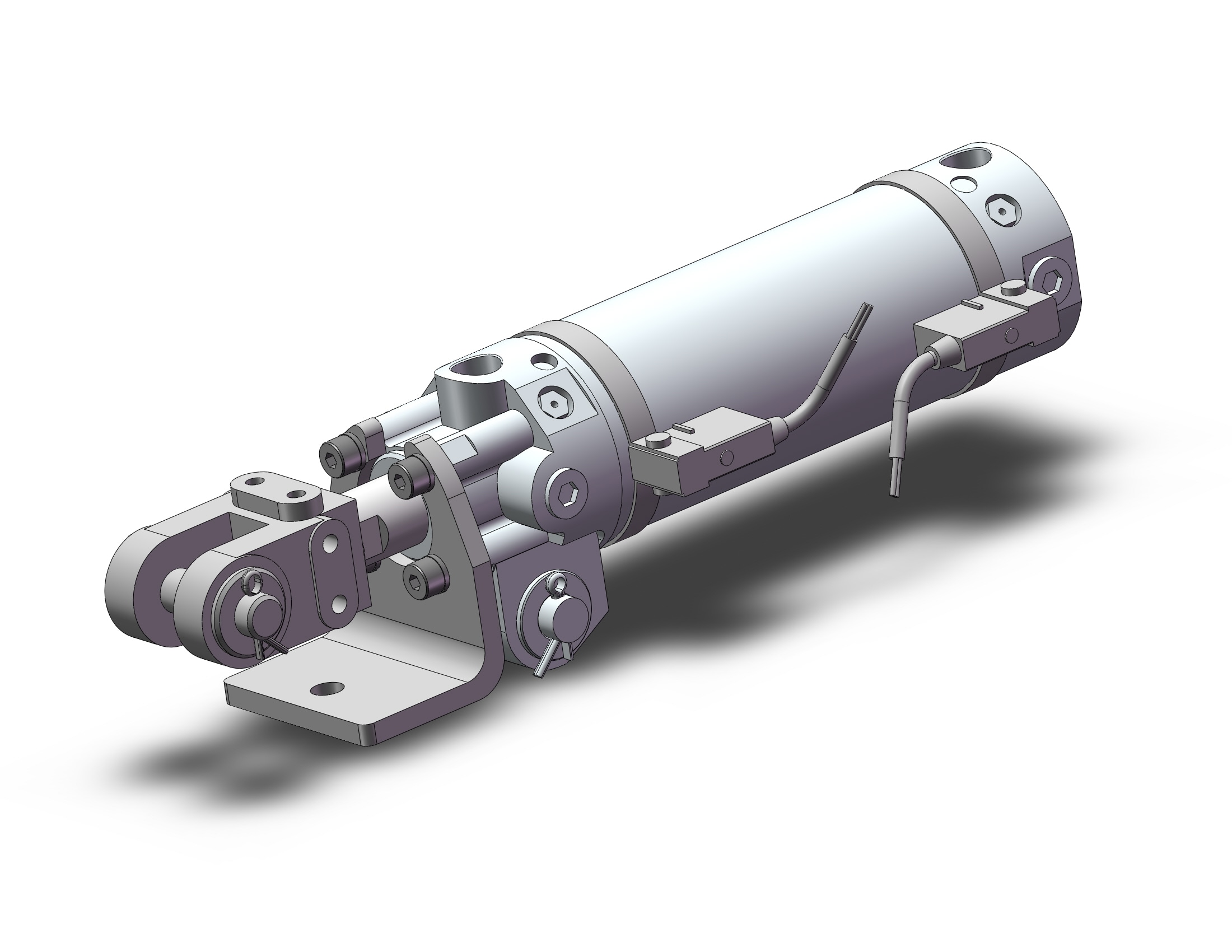 SMC CKG1A50-100YALZ-P4DWL clamp cylinder, CK CLAMP CYLINDER